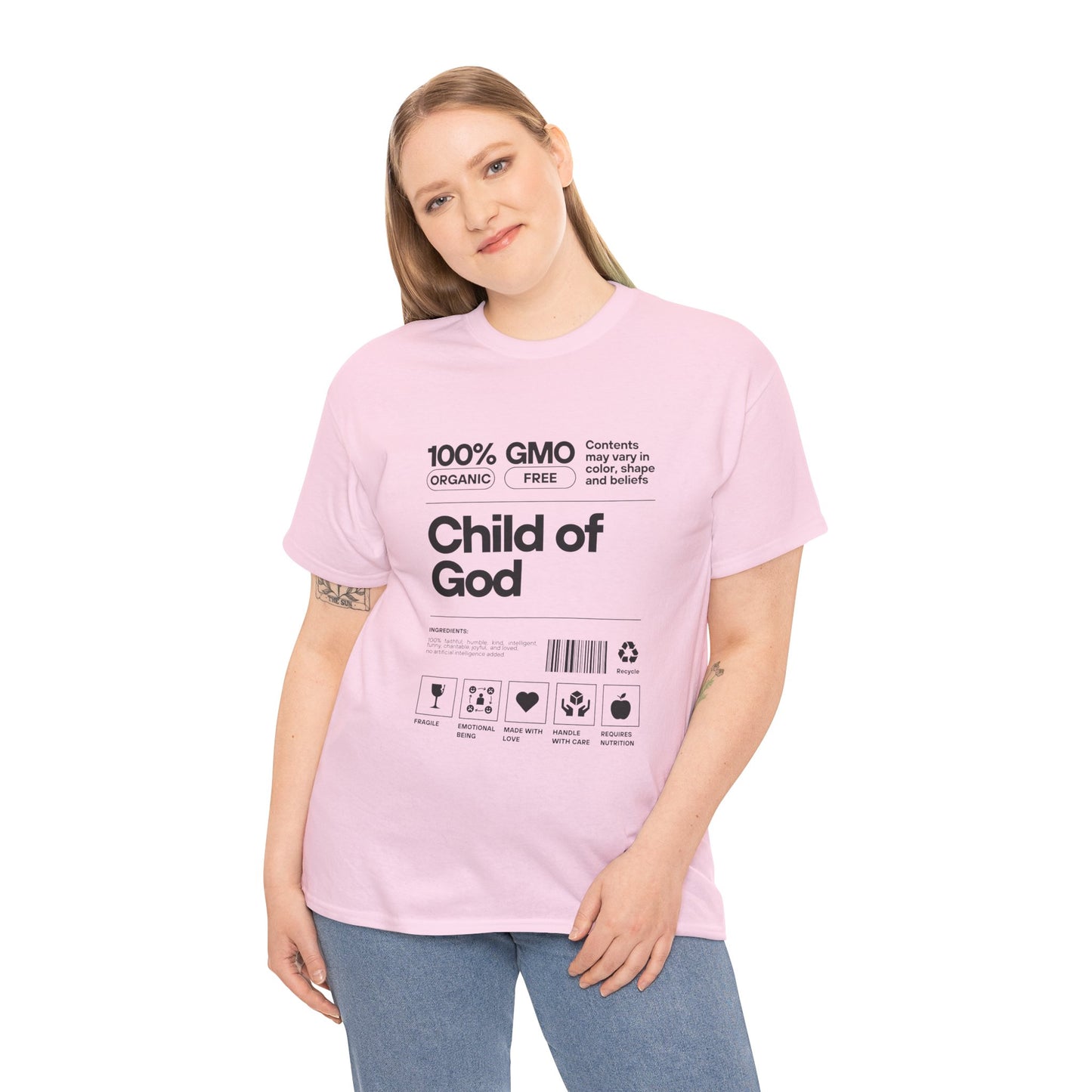 Child of God Label Cotton Tee