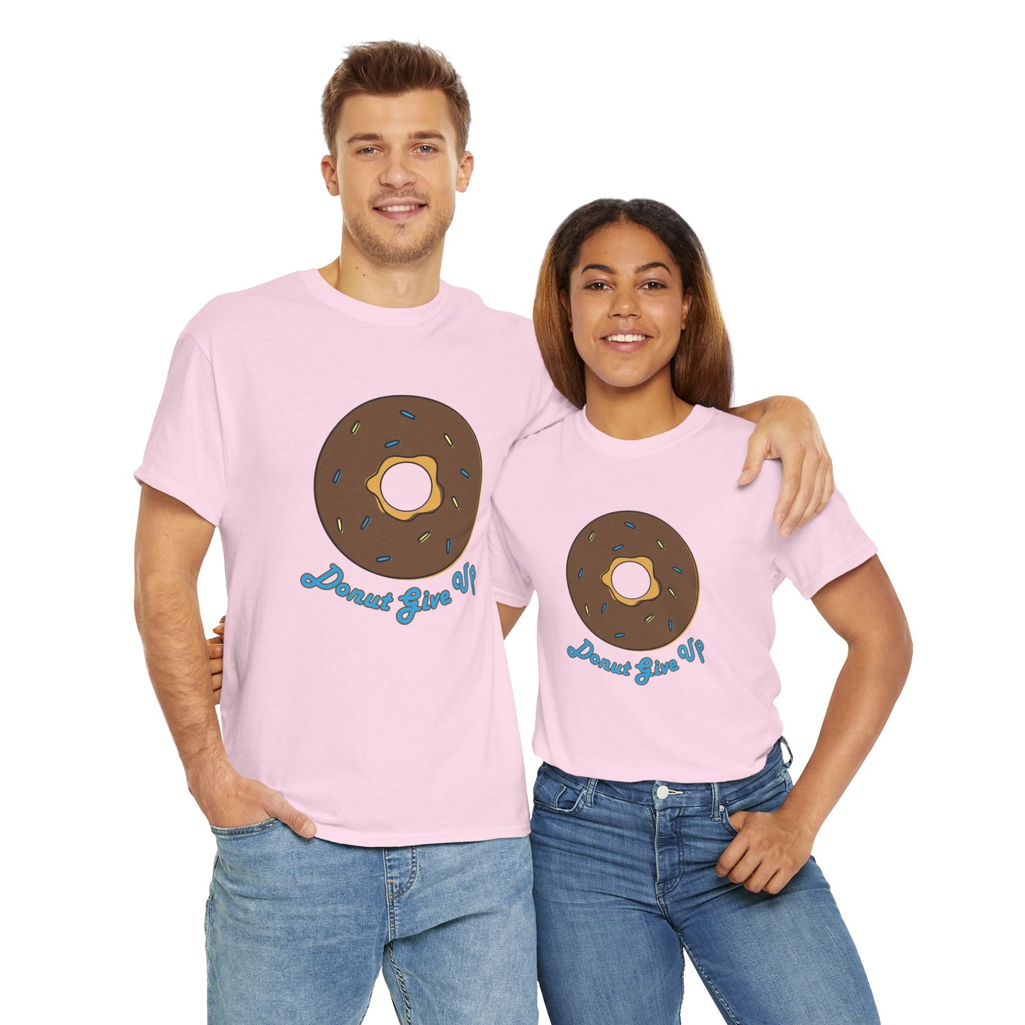 Donut Give Up Heavy Cotton Tee
