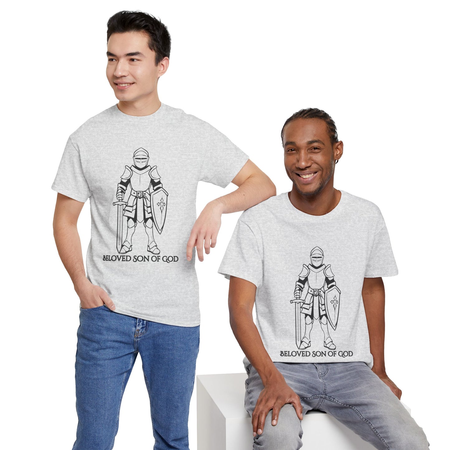 Beloved Son of God Men's Heavy Cotton Tee