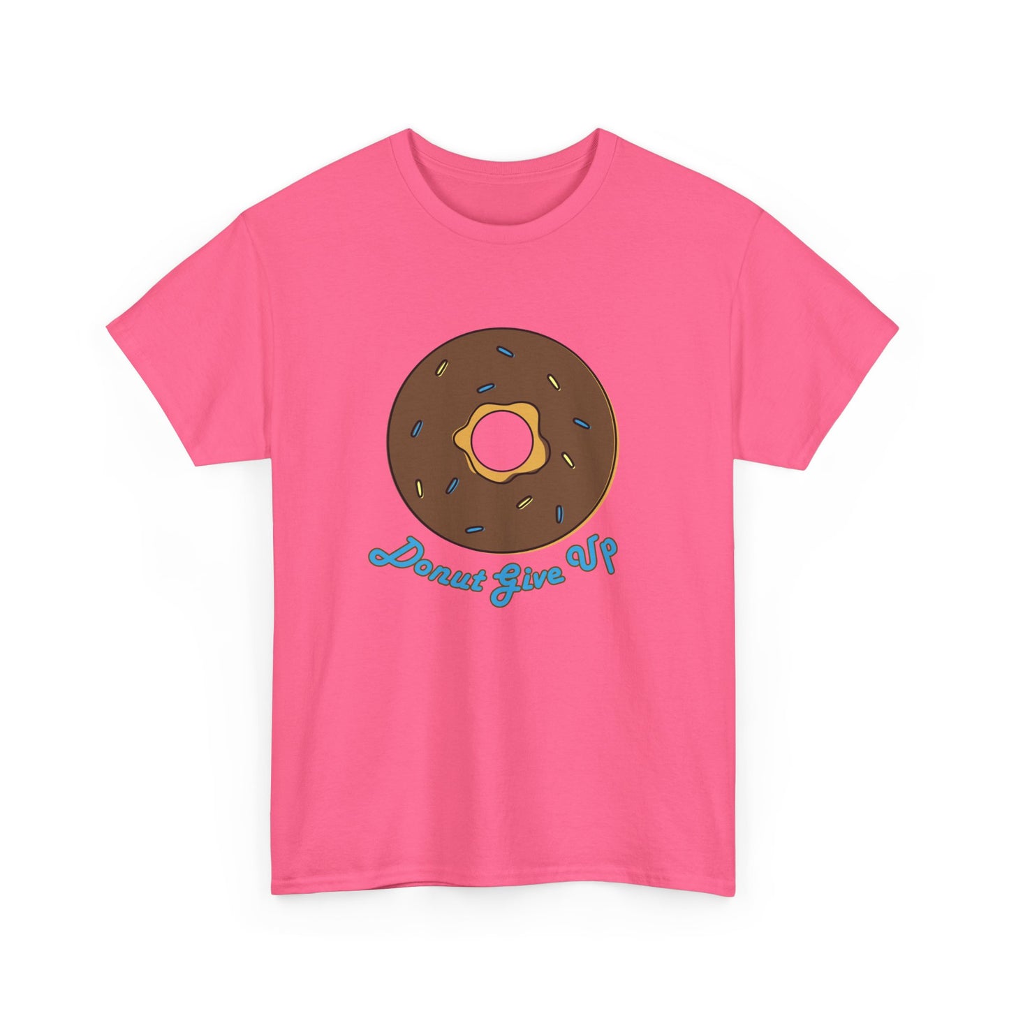 Donut Give Up Heavy Cotton Tee
