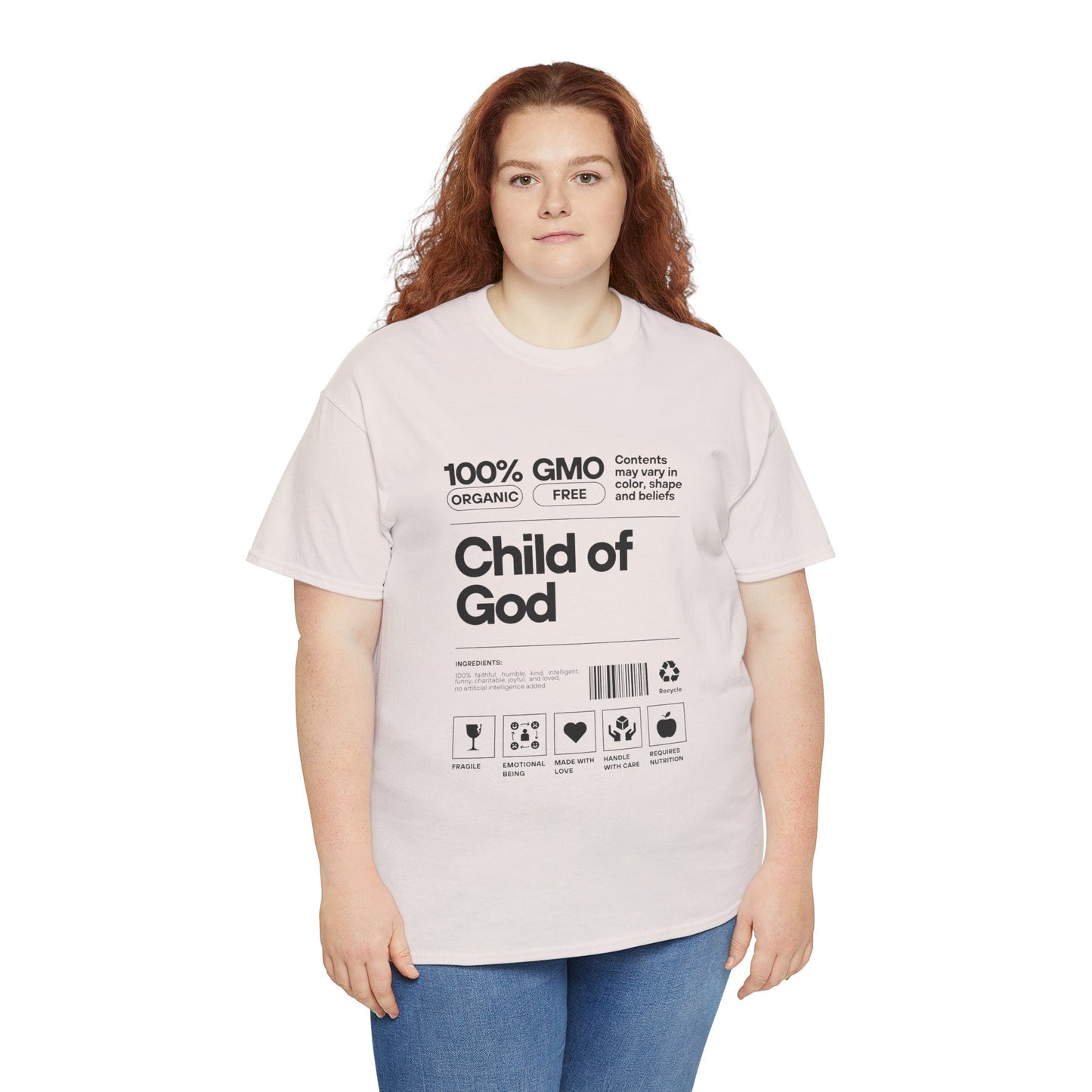 Child of God Label Cotton Tee