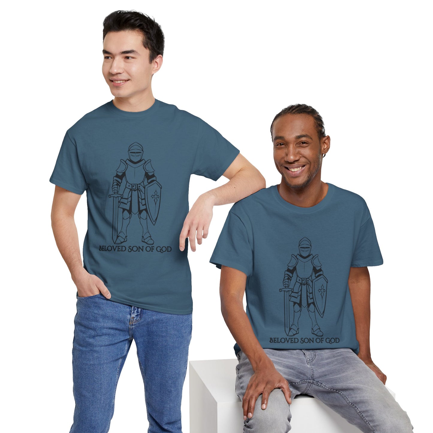 Beloved Son of God Men's Heavy Cotton Tee