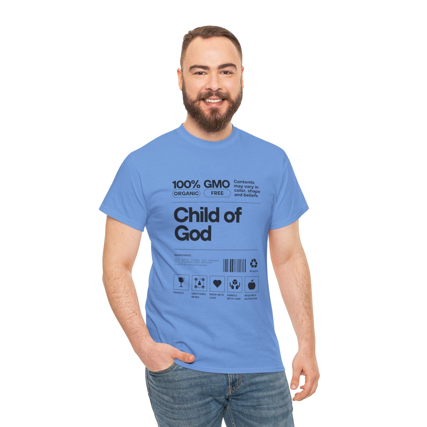 Child of God Label Cotton Tee