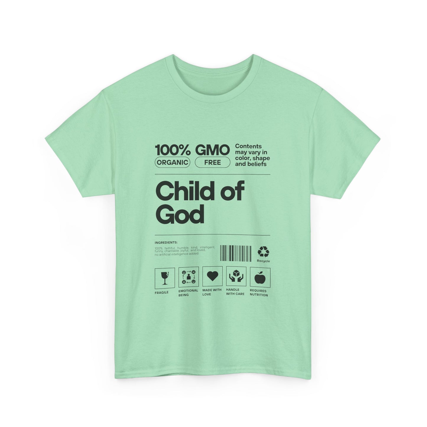Child of God Label Cotton Tee