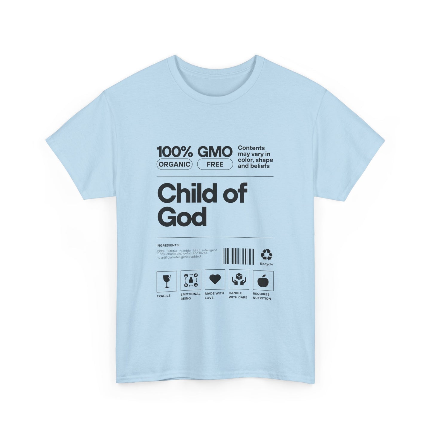 Child of God Label Cotton Tee