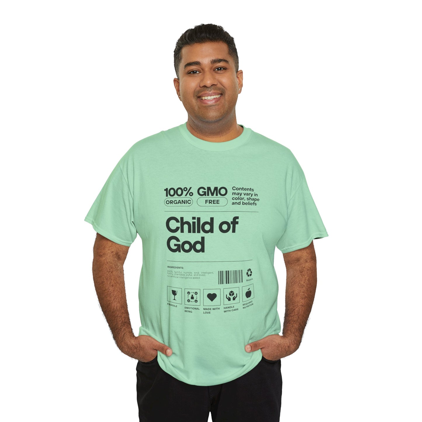 Child of God Label Cotton Tee