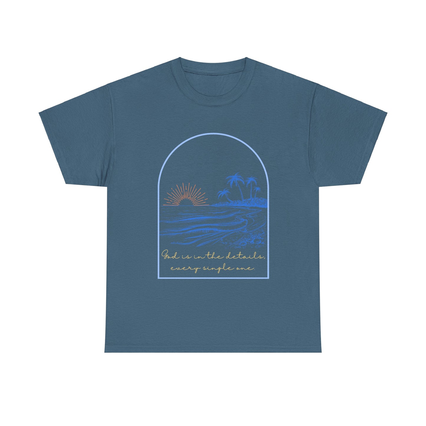 God is in the details Heavy Cotton Tee