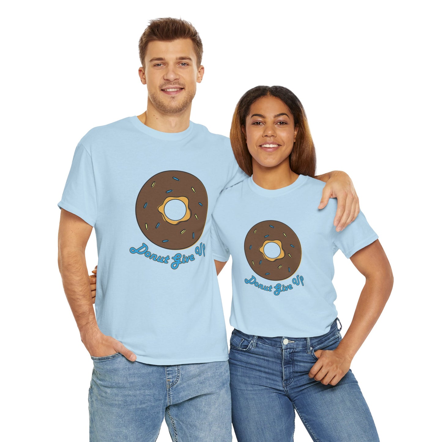 Donut Give Up Heavy Cotton Tee