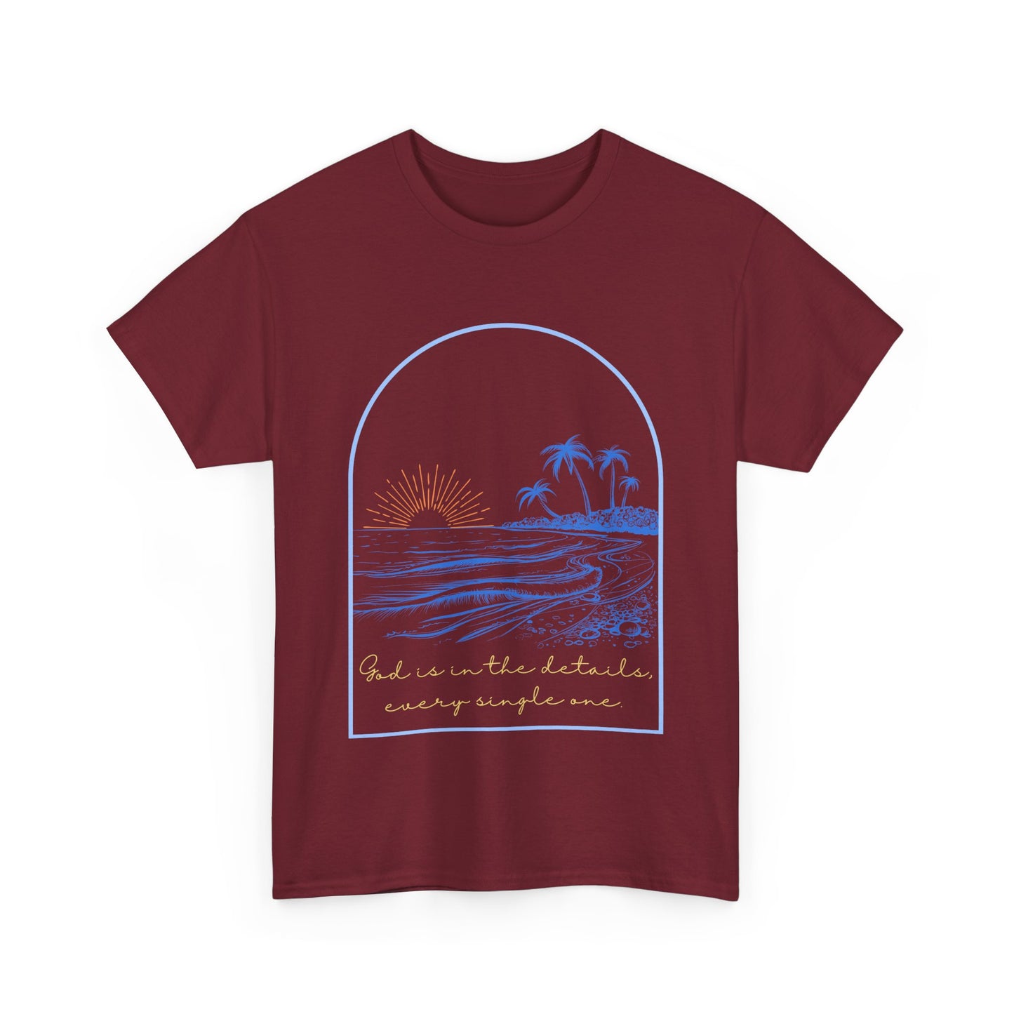 God is in the details Heavy Cotton Tee