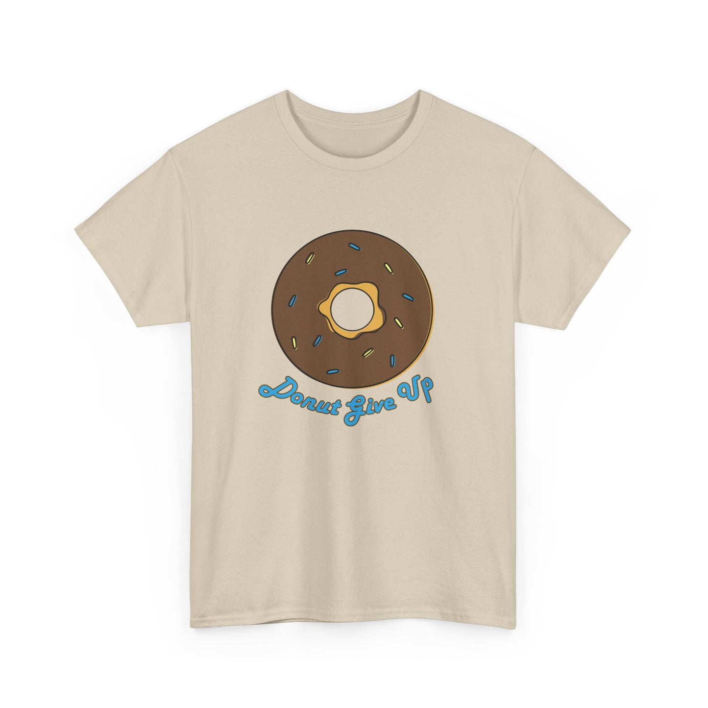Donut Give Up Heavy Cotton Tee