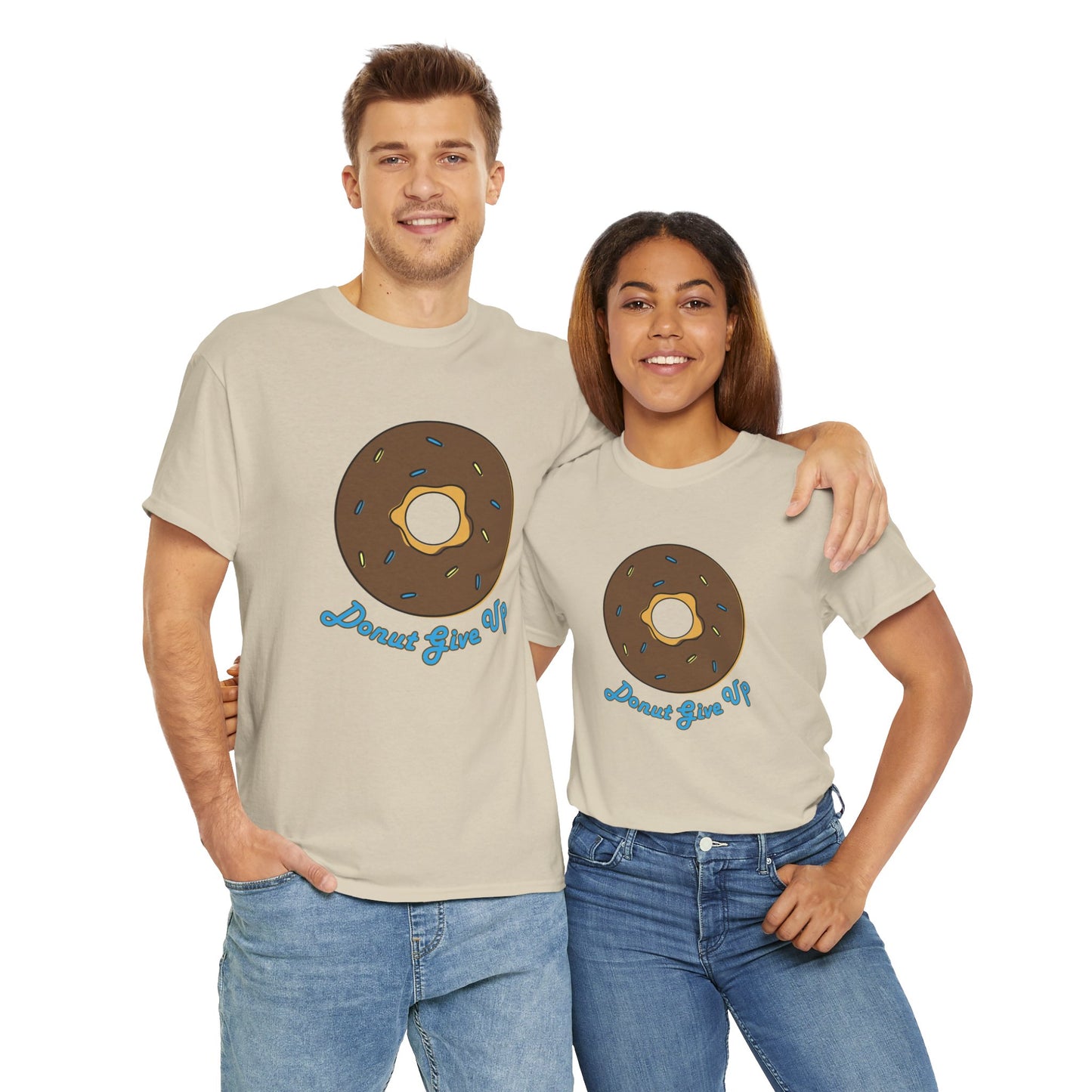 Donut Give Up Heavy Cotton Tee