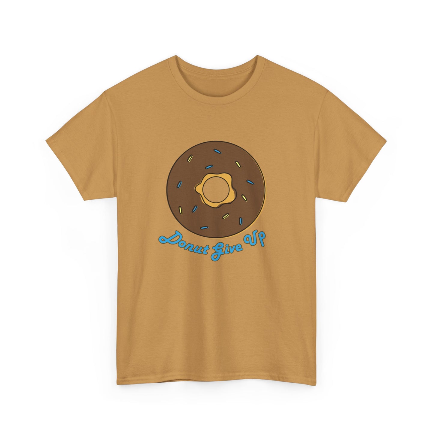 Donut Give Up Heavy Cotton Tee