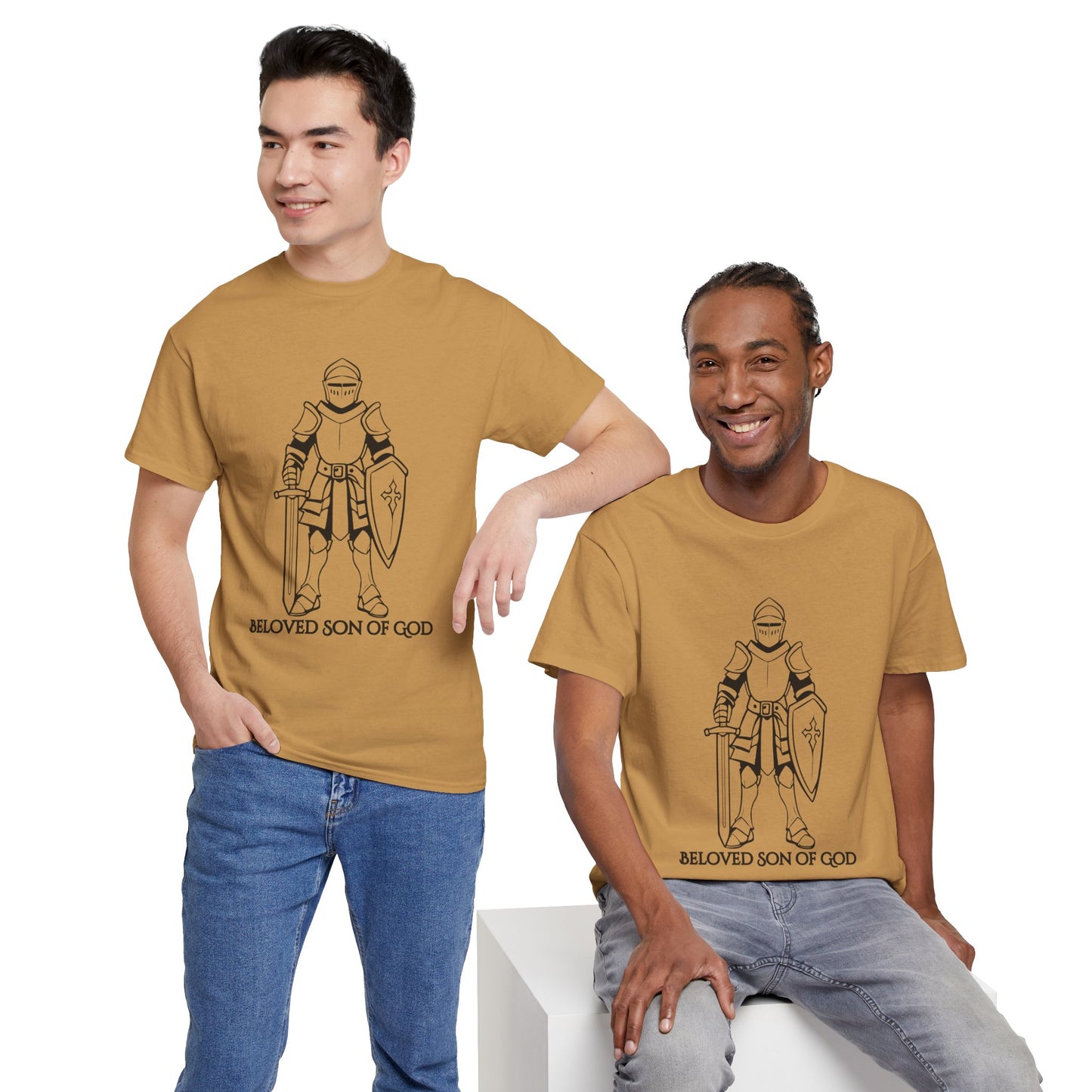 Beloved Son of God Men's Heavy Cotton Tee
