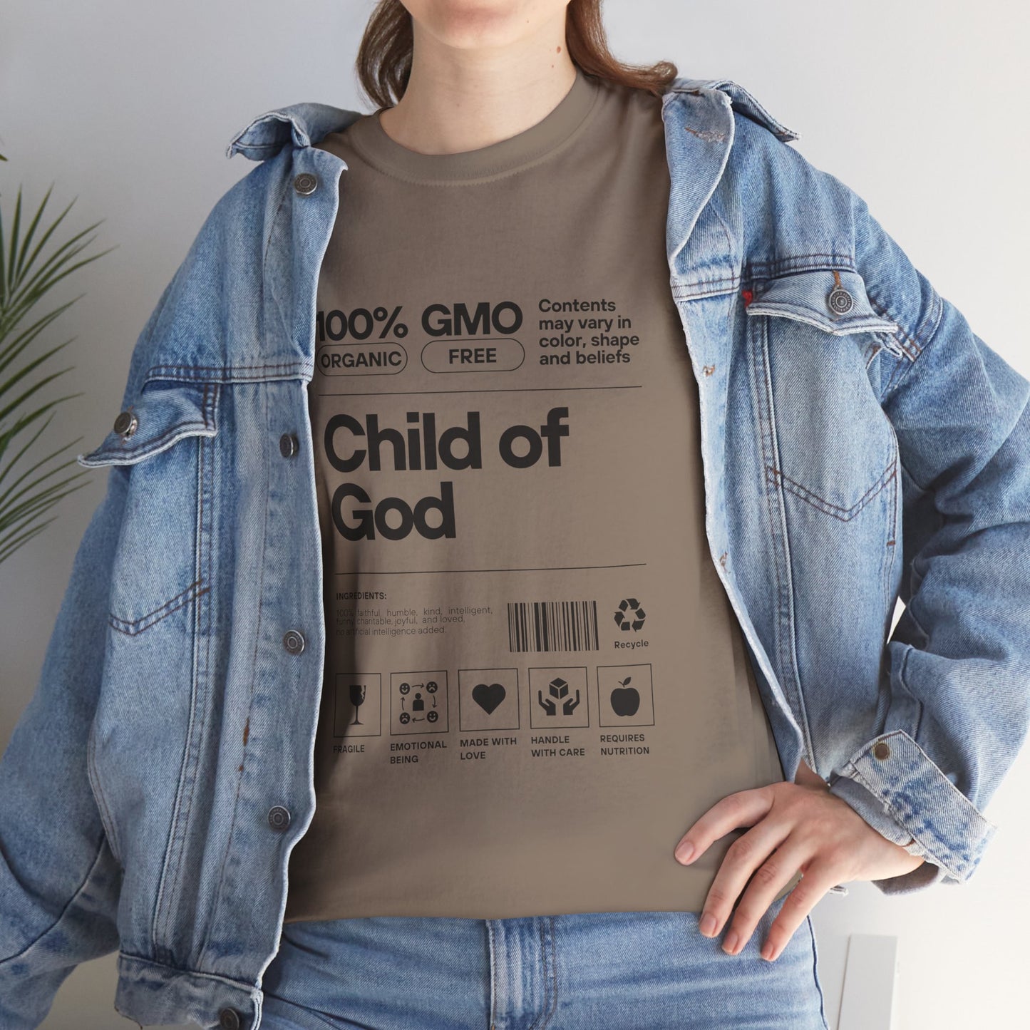 Child of God Label Cotton Tee