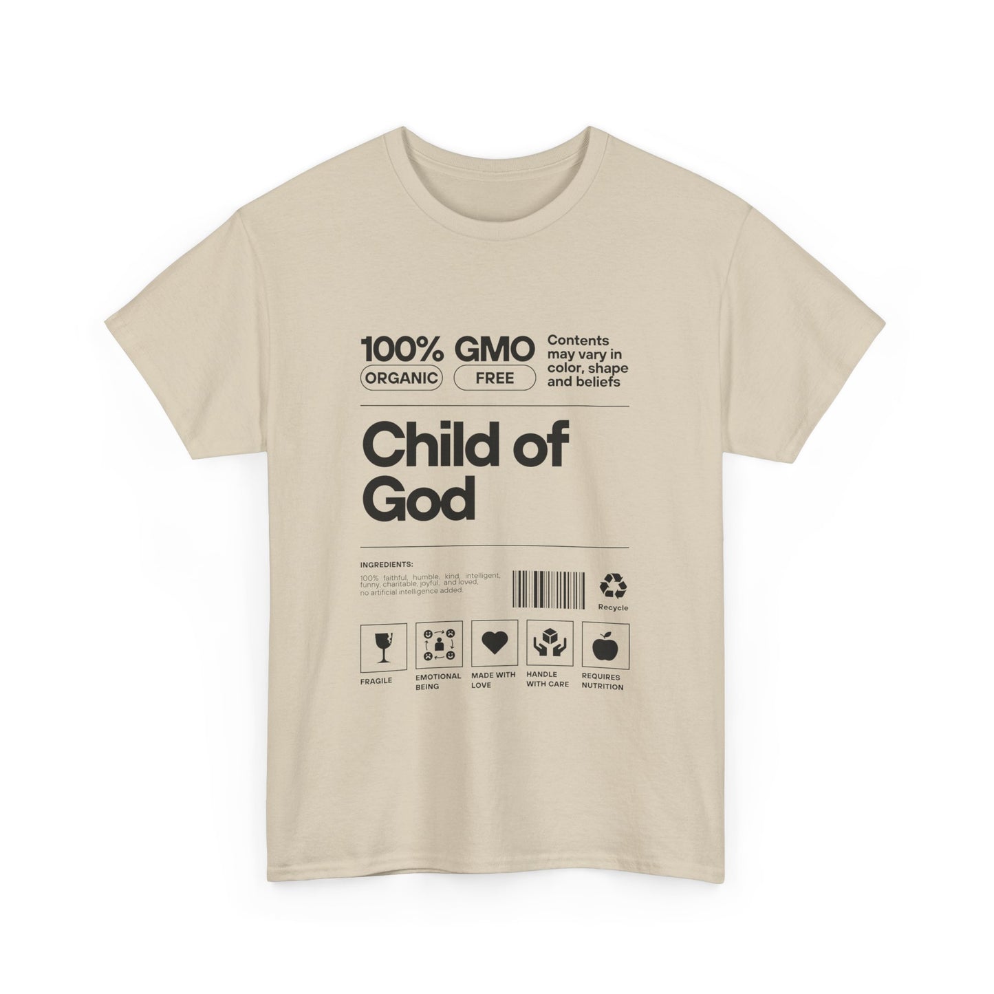 Child of God Label Cotton Tee
