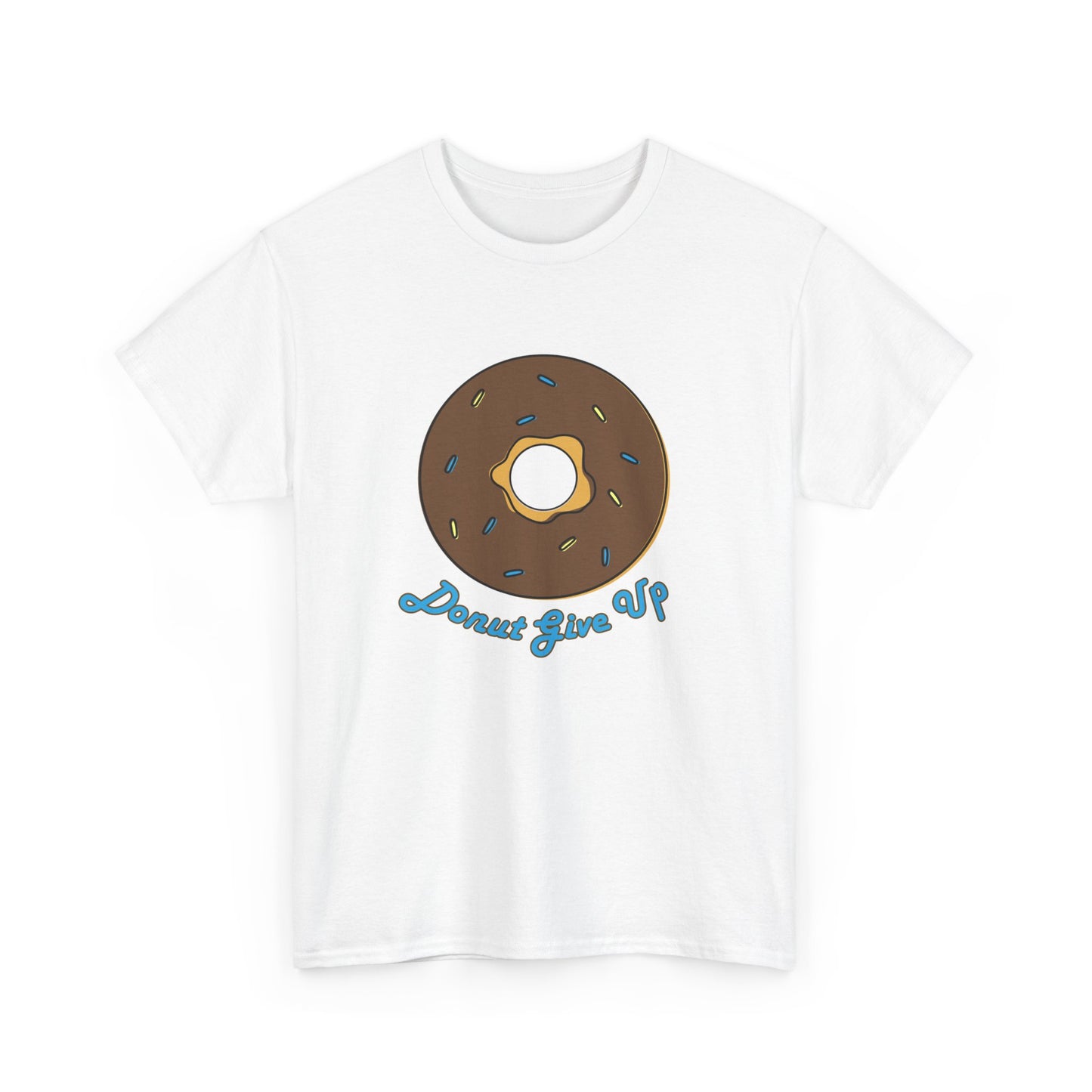 Donut Give Up Heavy Cotton Tee
