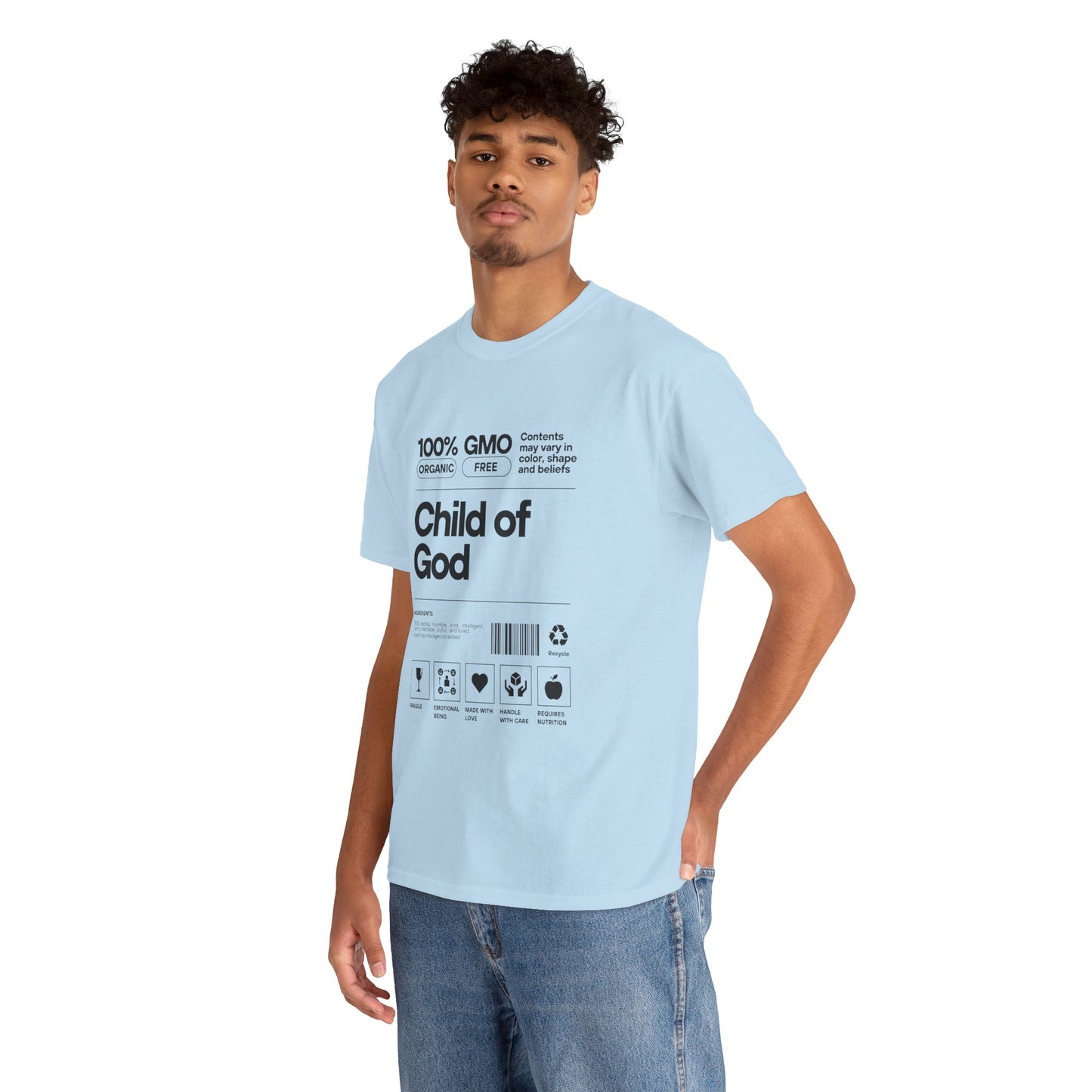 Child of God Label Cotton Tee