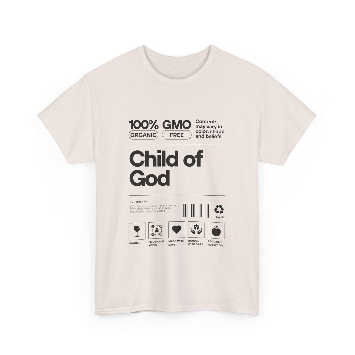 Child of God Label Cotton Tee