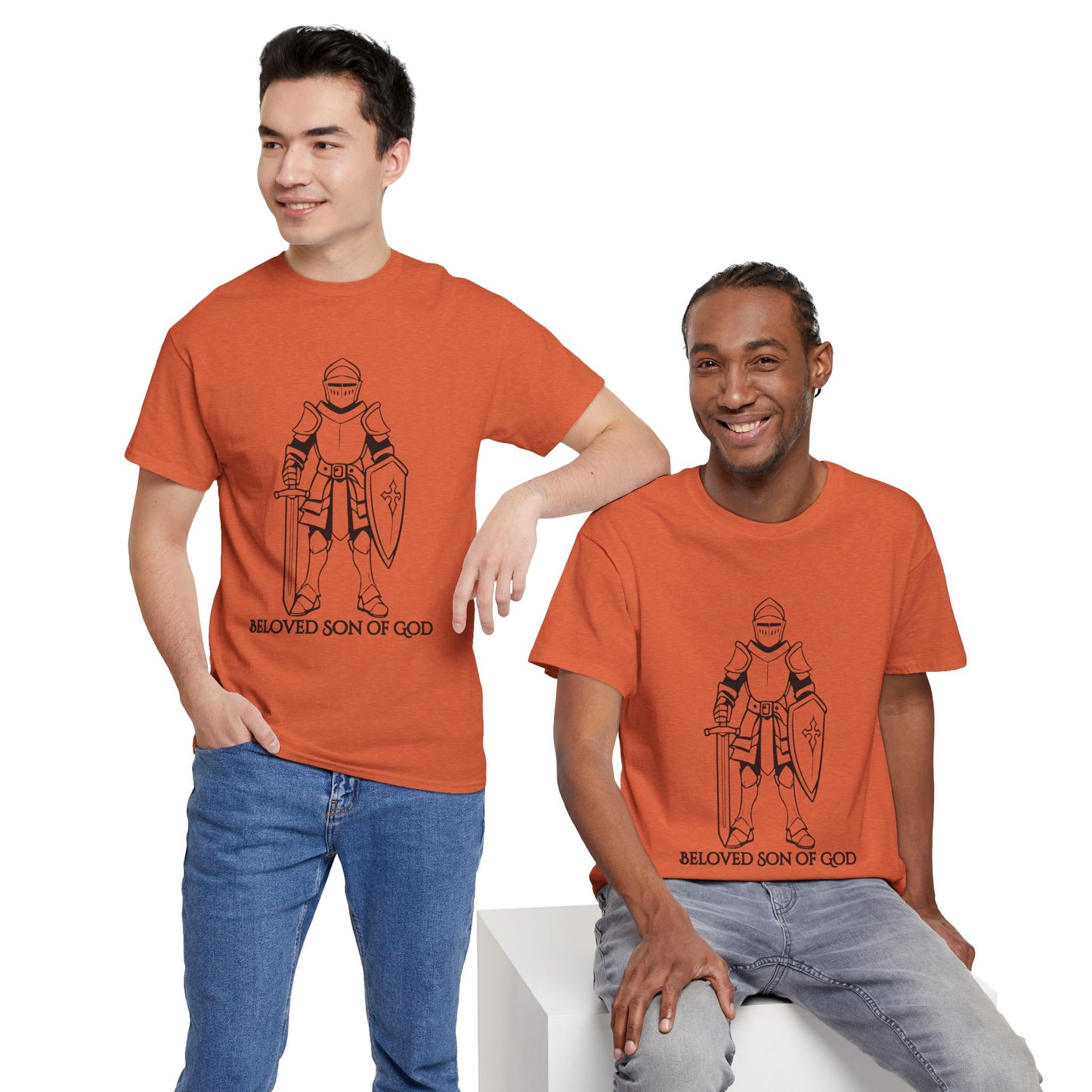 Beloved Son of God Men's Heavy Cotton Tee