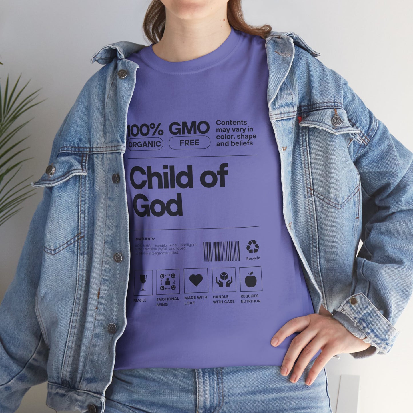 Child of God Label Cotton Tee