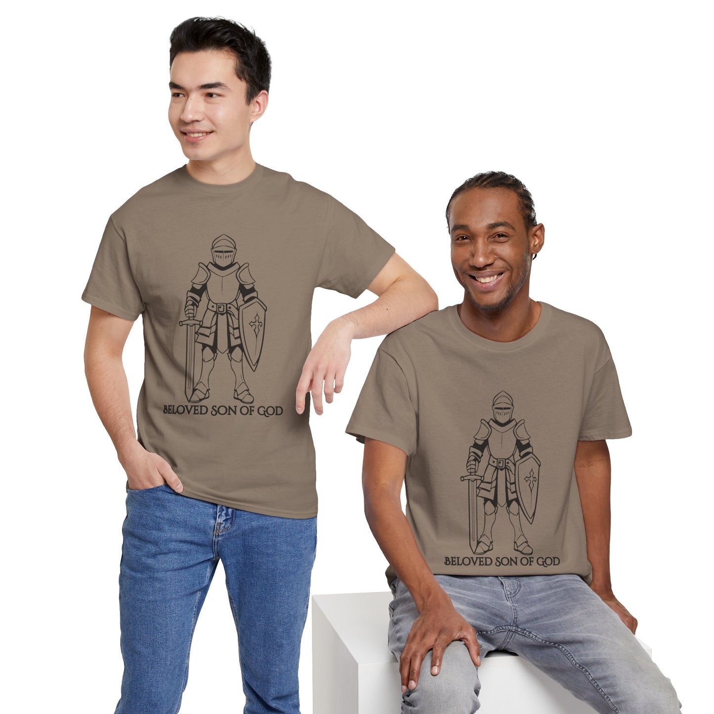 Beloved Son of God Men's Heavy Cotton Tee
