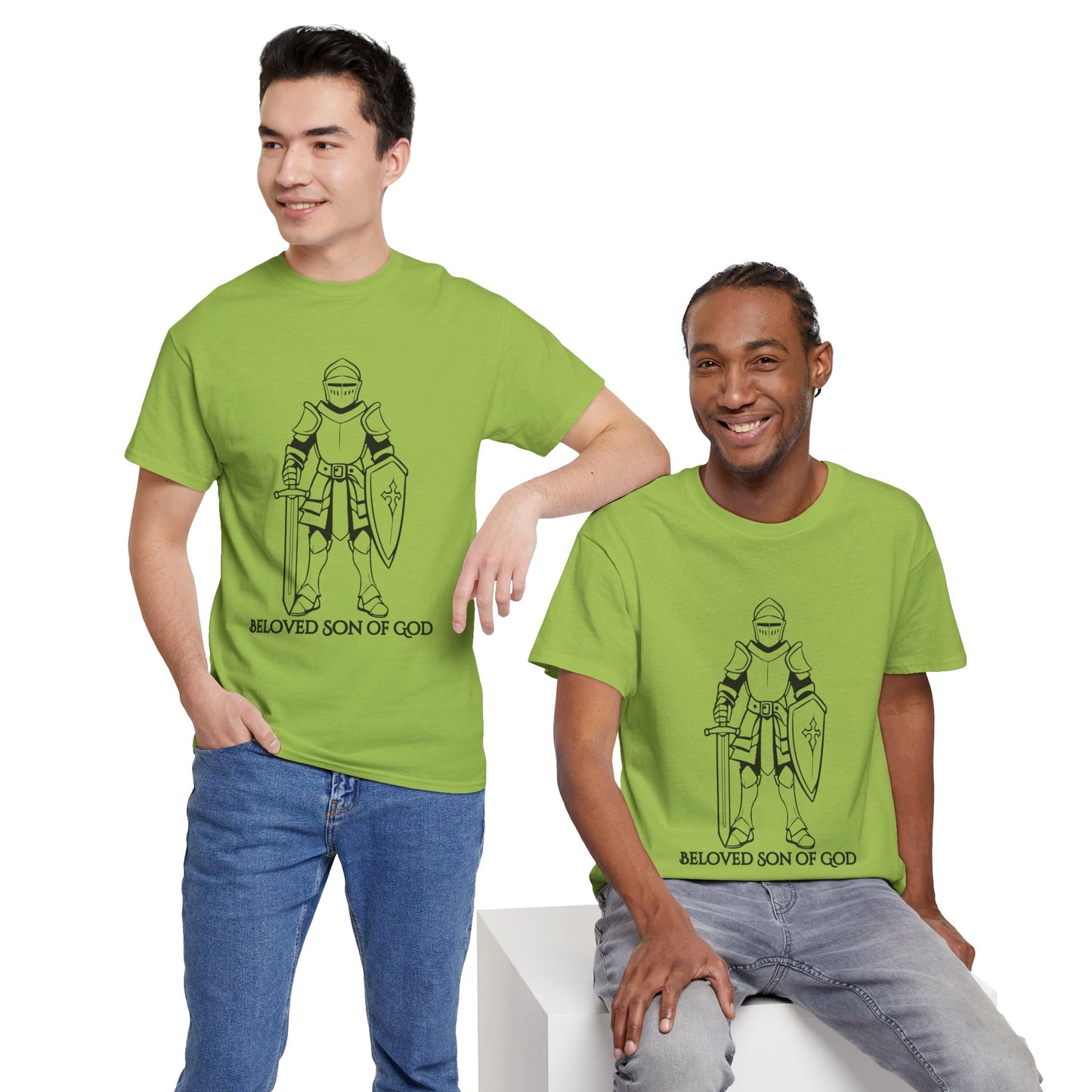 Beloved Son of God Men's Heavy Cotton Tee