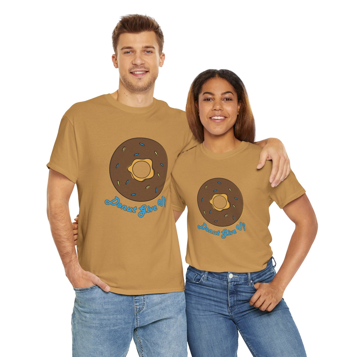 Donut Give Up Heavy Cotton Tee