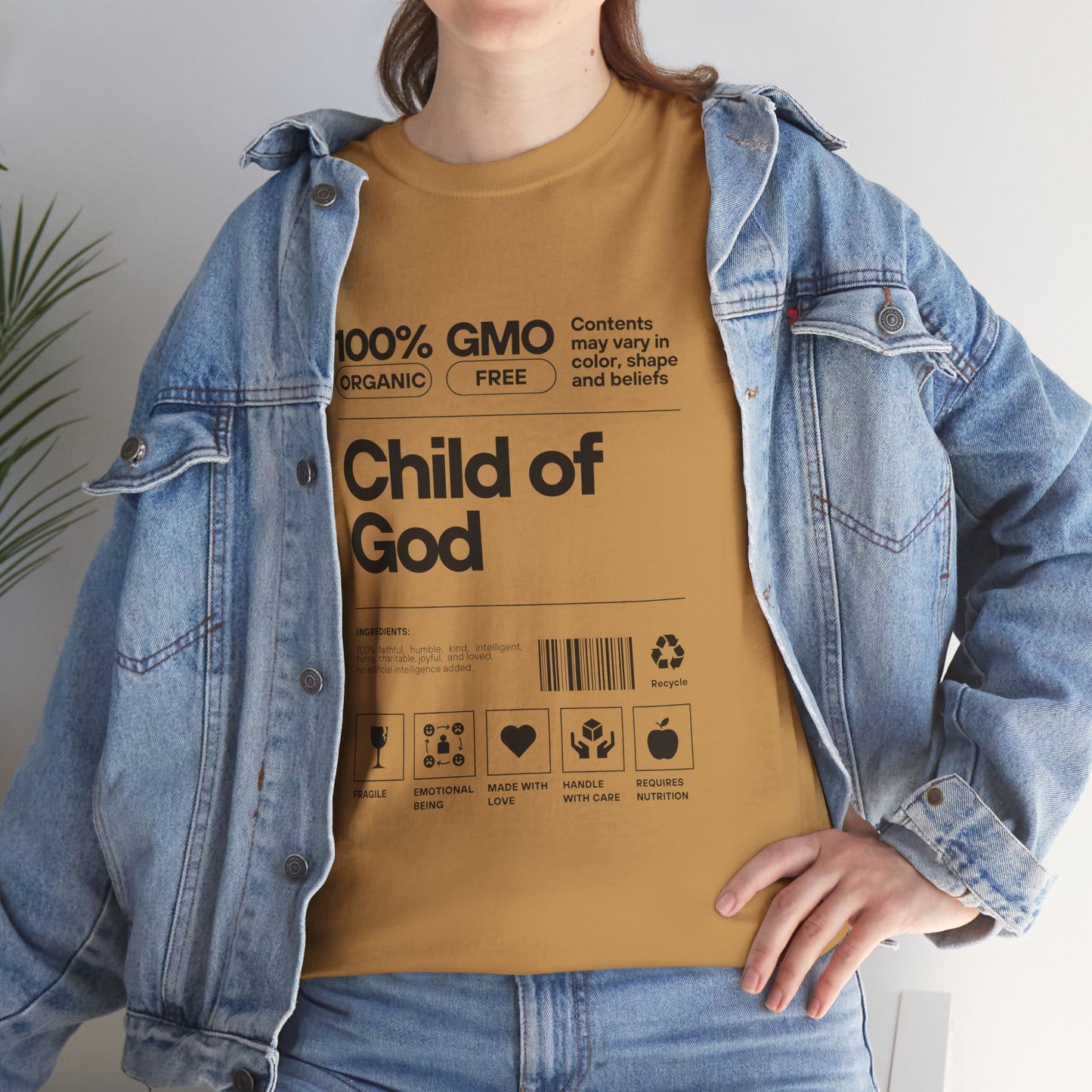Child of God Label Cotton Tee