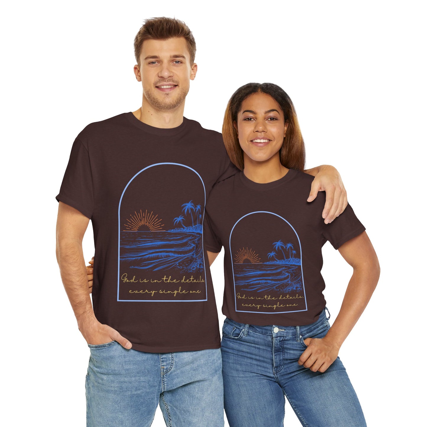 God is in the details Heavy Cotton Tee