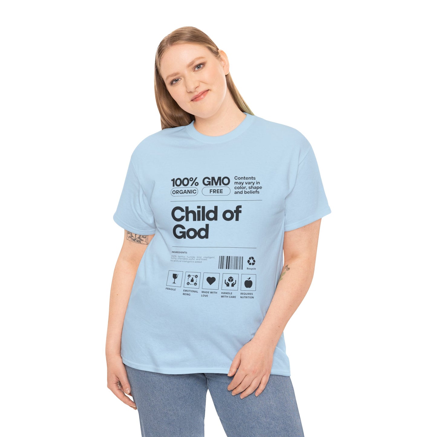 Child of God Label Cotton Tee