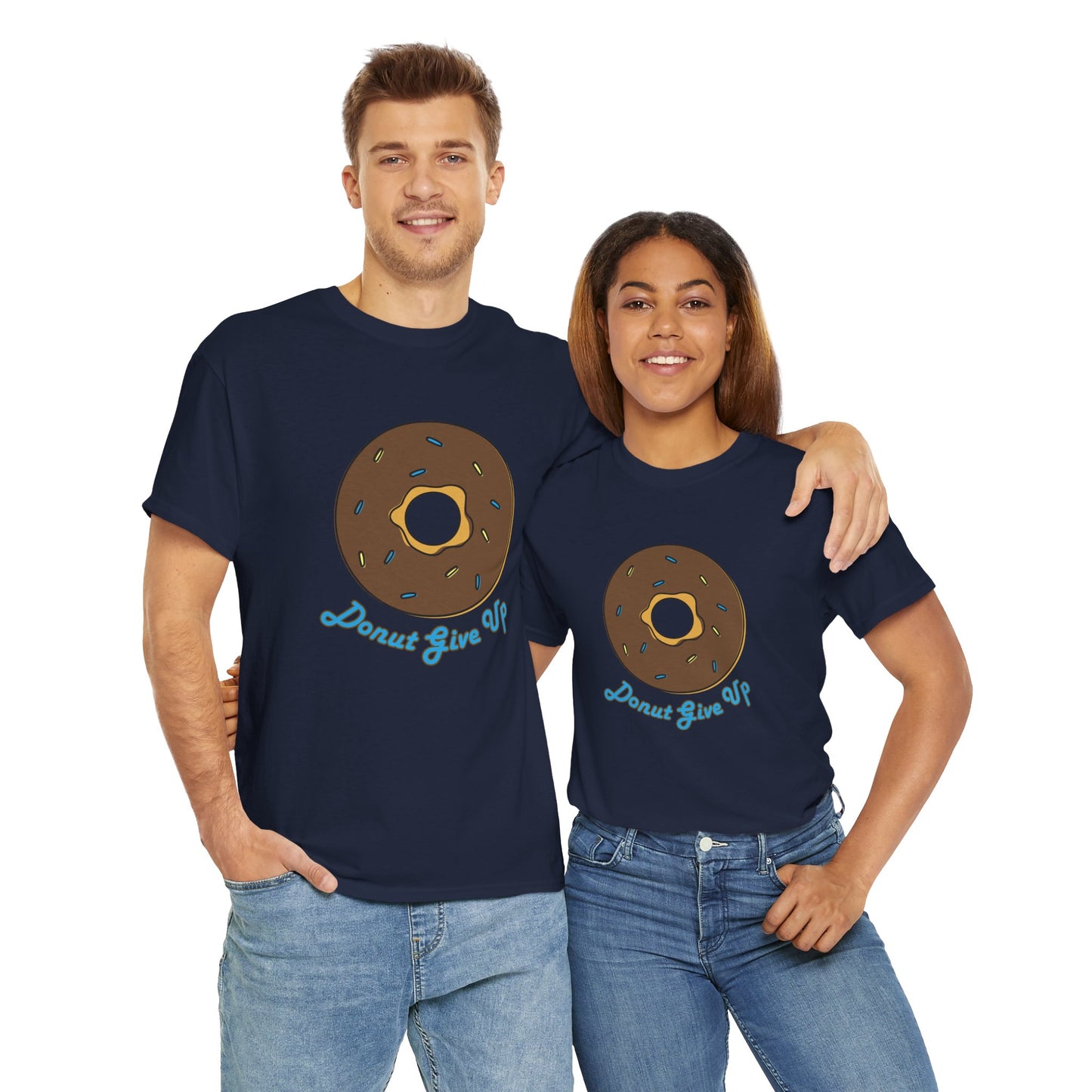 Donut Give Up Heavy Cotton Tee