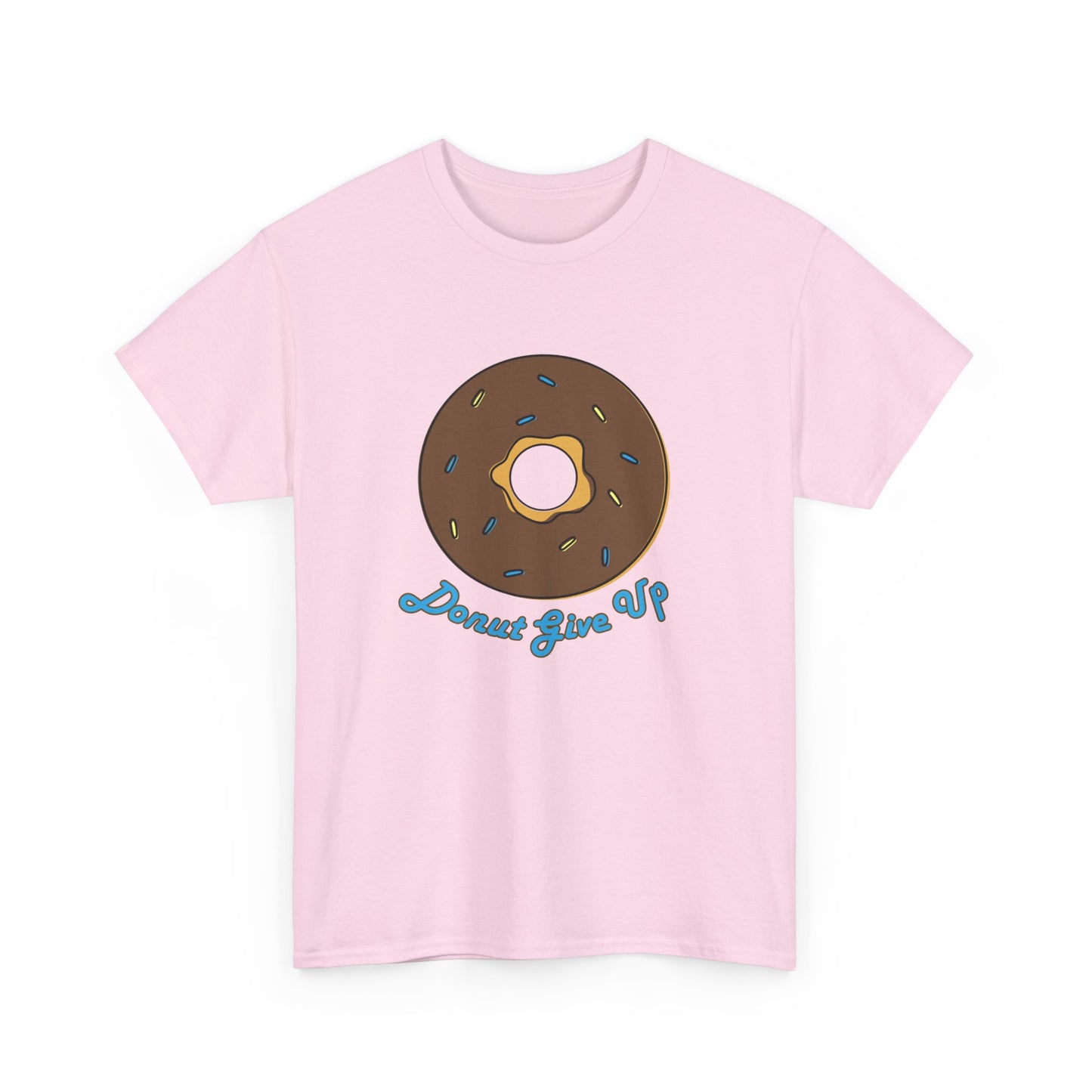 Donut Give Up Heavy Cotton Tee