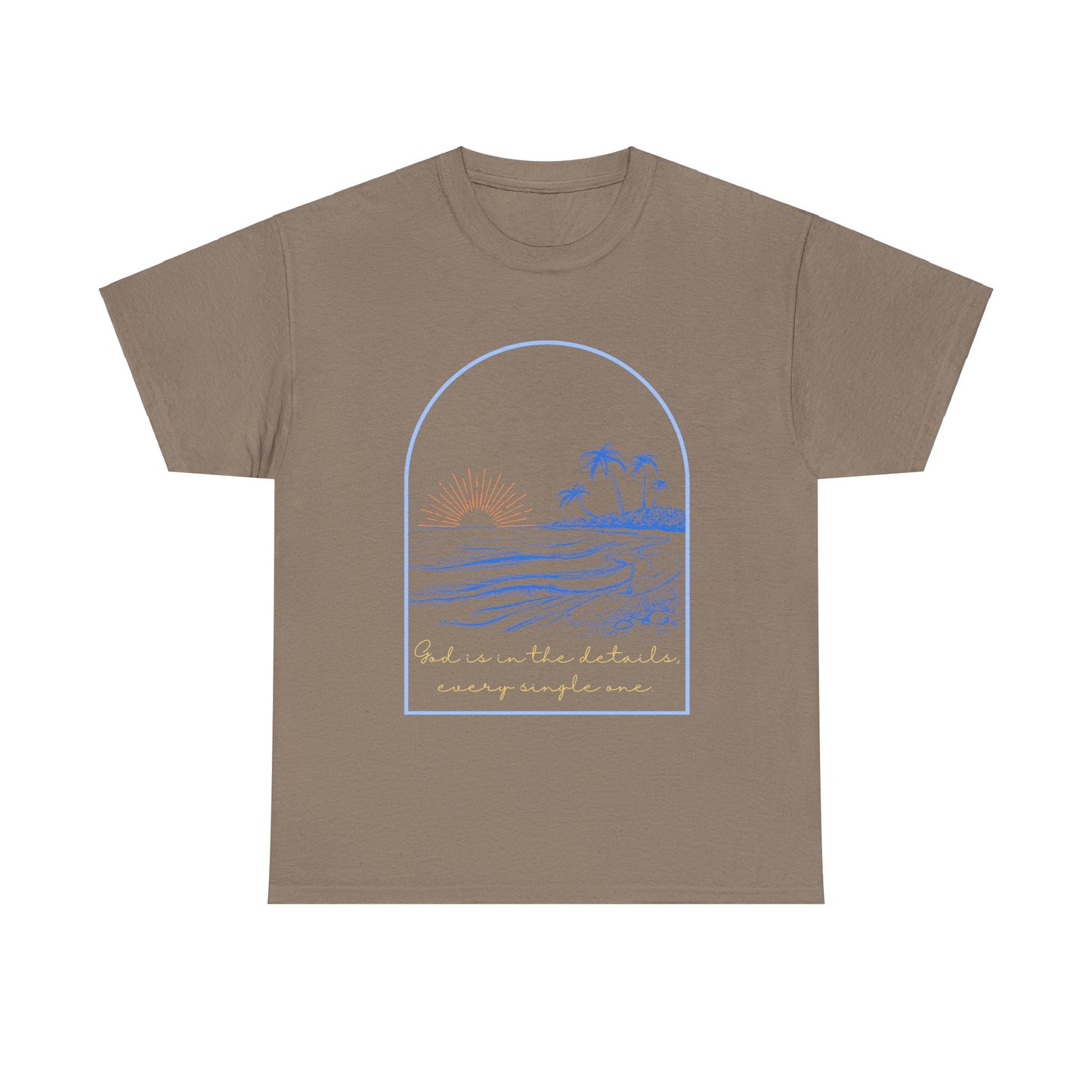 God is in the details Heavy Cotton Tee