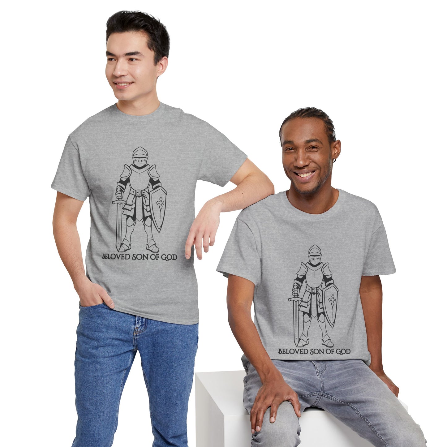 Beloved Son of God Men's Heavy Cotton Tee