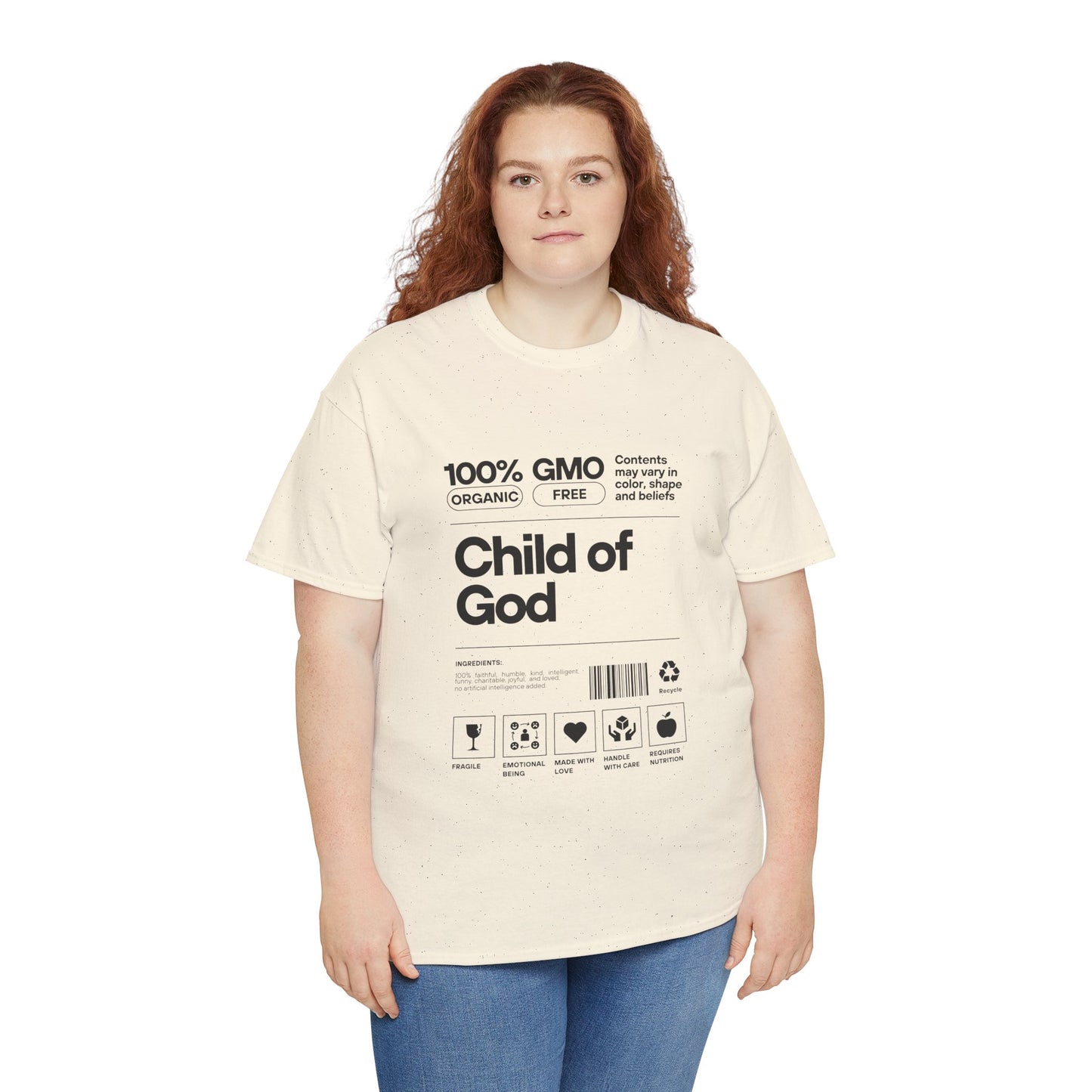 Child of God Label Cotton Tee