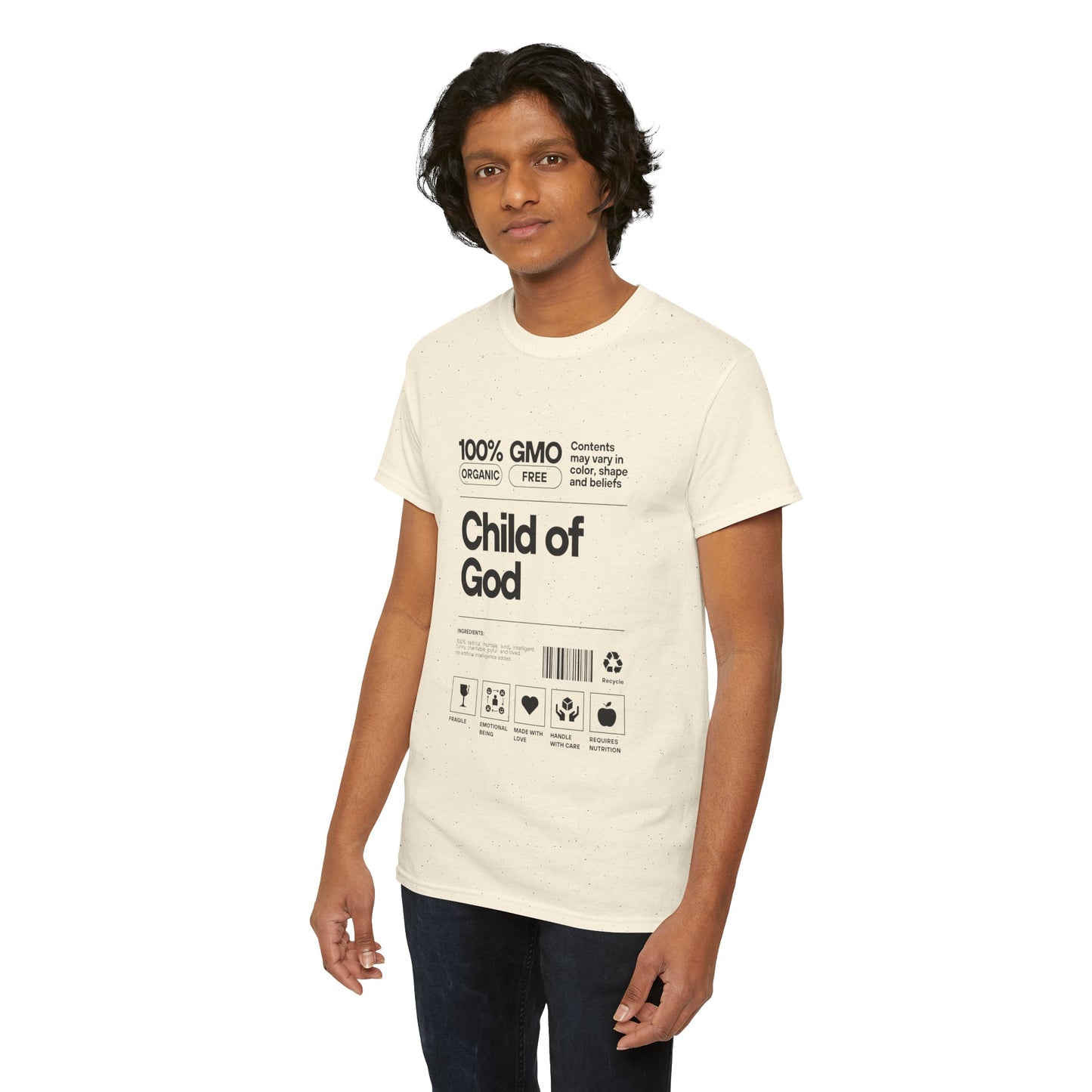 Child of God Label Cotton Tee