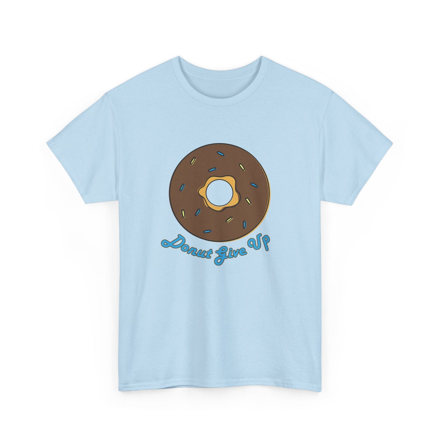 Donut Give Up Heavy Cotton Tee