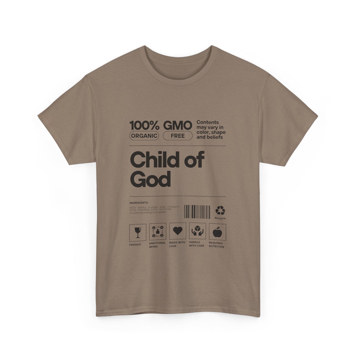 Child of God Label Cotton Tee
