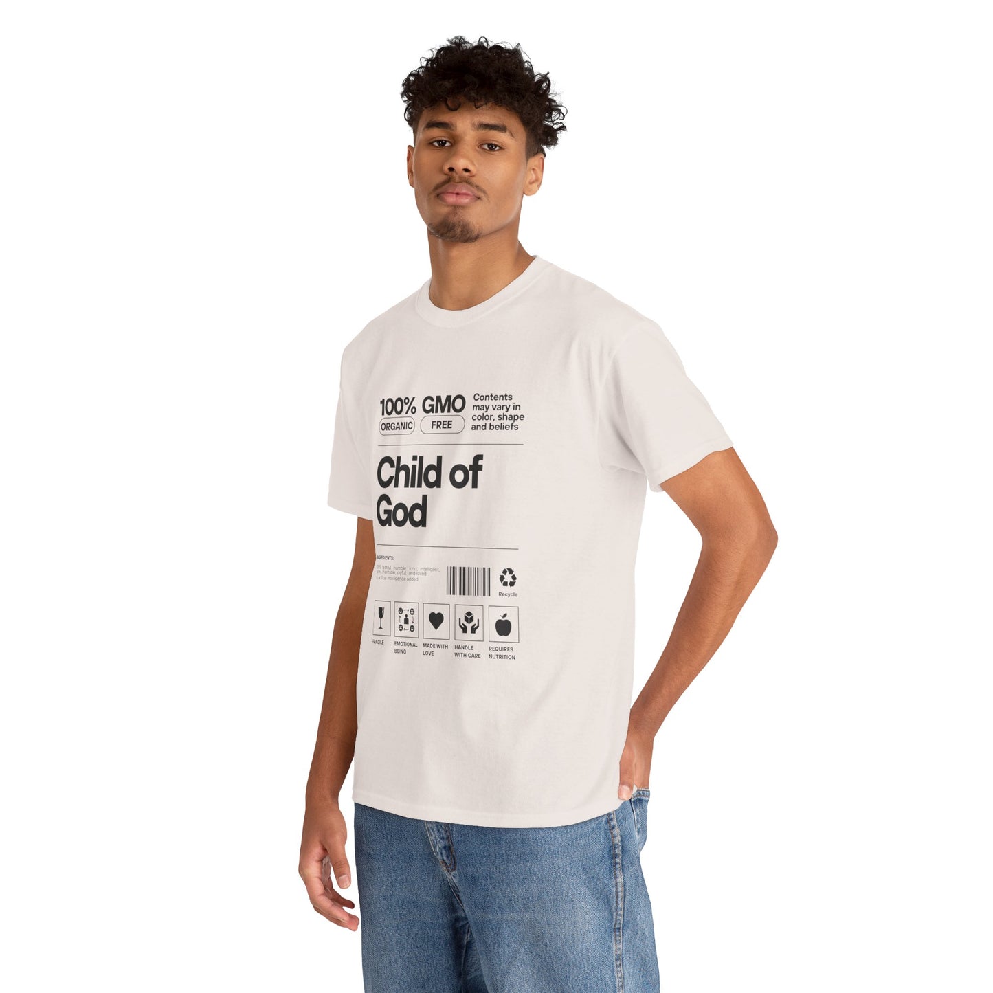 Child of God Label Cotton Tee