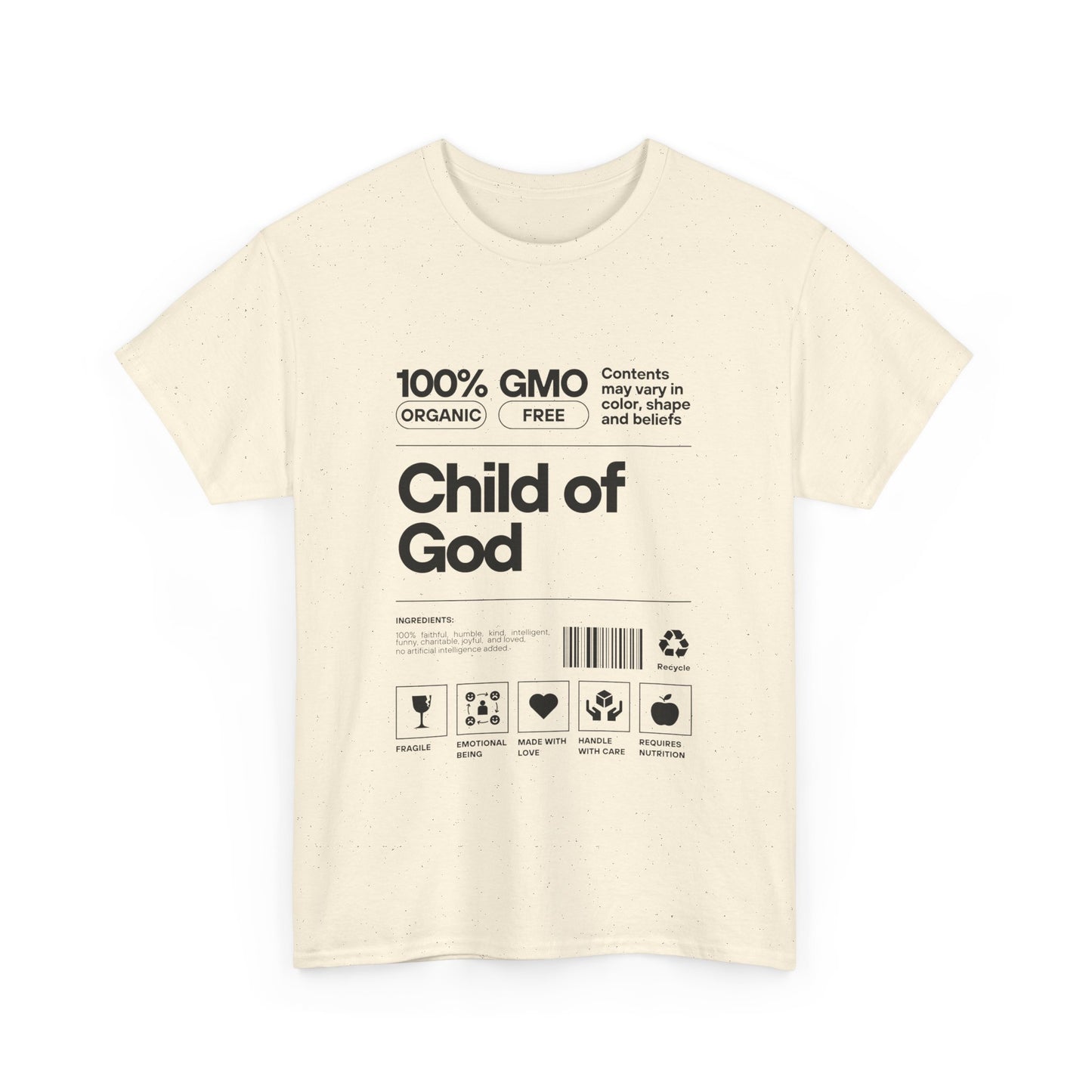 Child of God Label Cotton Tee