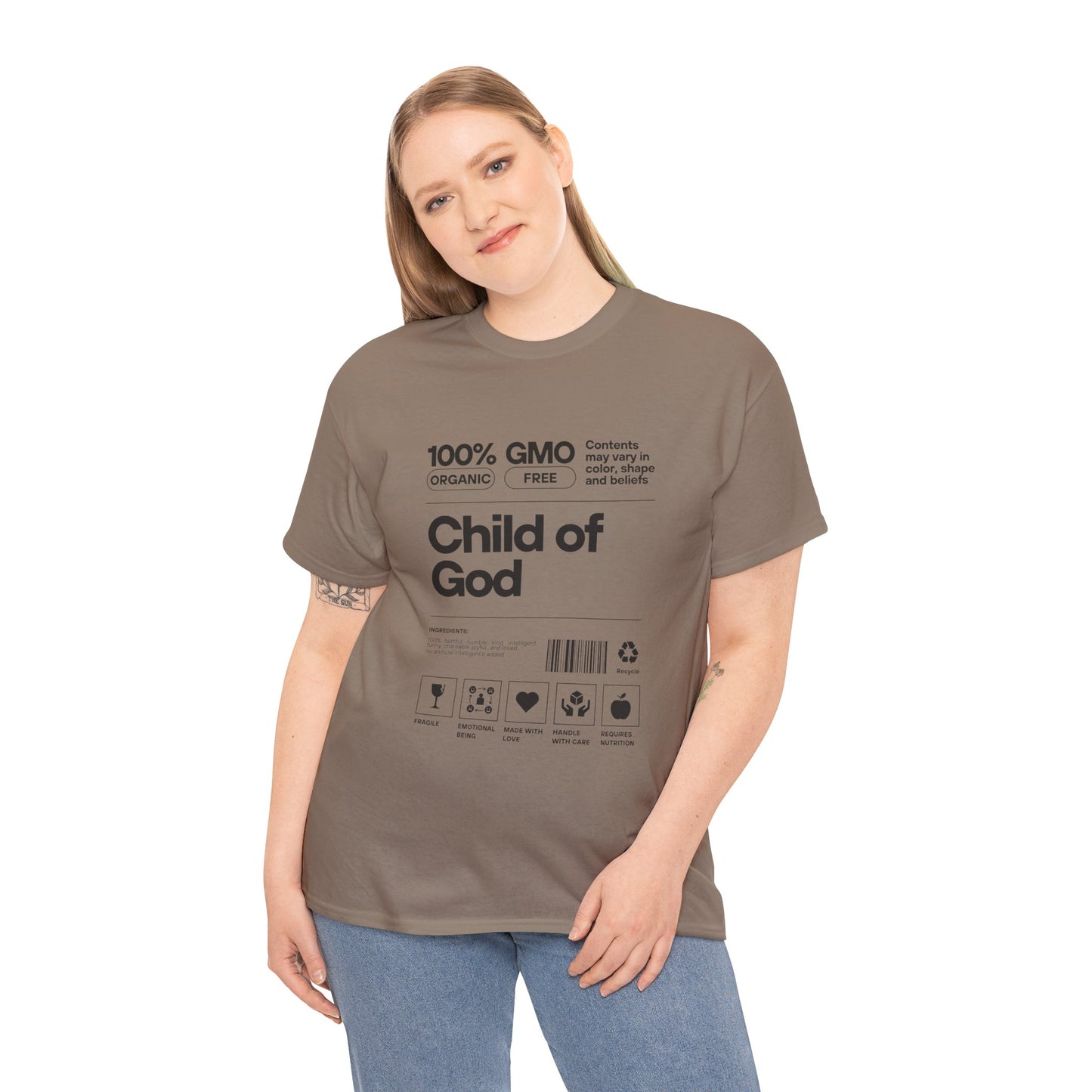 Child of God Label Cotton Tee