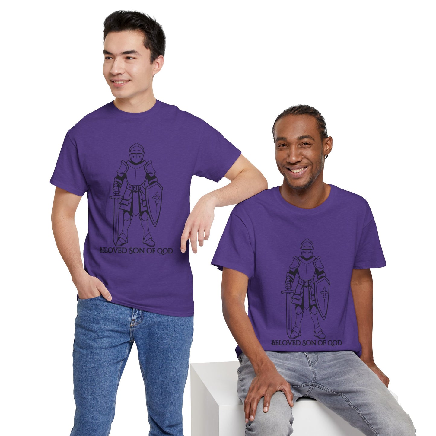 Beloved Son of God Men's Heavy Cotton Tee